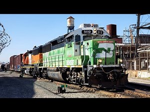[HD] BNSF Malabar Switcher & UP East LA Job in Vernon, CA