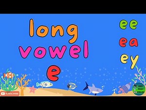 Long Vowel e (ee/ea/ey) - How to Pronounce the Long Vowel "e" | Super Simple English | Phonics