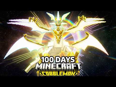 I Spent 100 Days as an ULTRA LEGENDARY TRAINER in Pokémon Minecraft VS my Rival! (Duos Cobblemon)