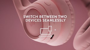 Logitech Zone 301 Wireless Bluetooth Headset with Noise-Canceling Microphone, Compatible with Windows, Mac, Chrome, Linux, iOS, iPadOS, Android – Graphite