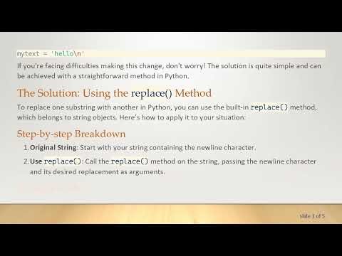 How to Replace Literal \n with \n in Python