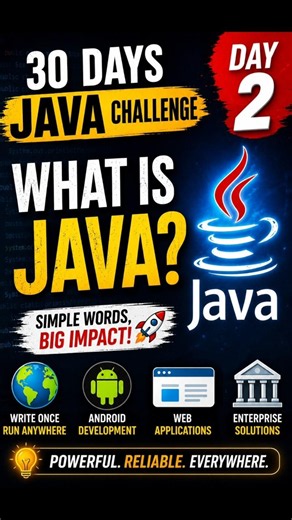 Java series Day-2 #Java #JavaProgramming #LearnJava #Coding #Programming #Developer #Tech