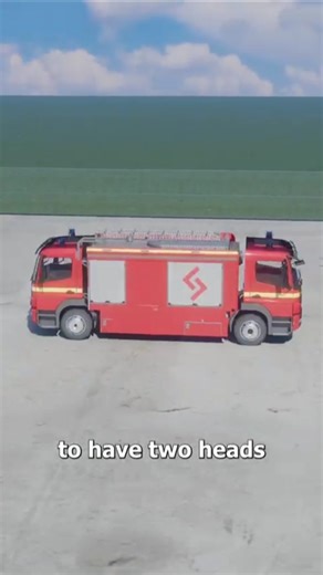 This Fire Truck Has Two Fronts#Innovation#TechFacts#shortsvideo