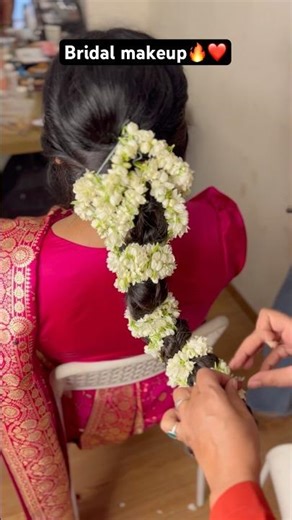 Bridal makeup tutorial 💯// Marathi bride makeup #marathibride #makeupartist #youtubeshorts