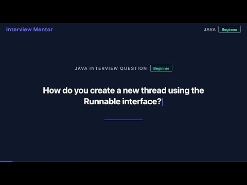 How to Create Threads with Runnable in Java | Interview Guide
