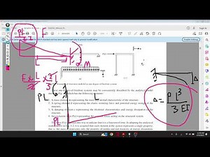 Structural Dynamics (Undamped SDF With free vibration Part 1)