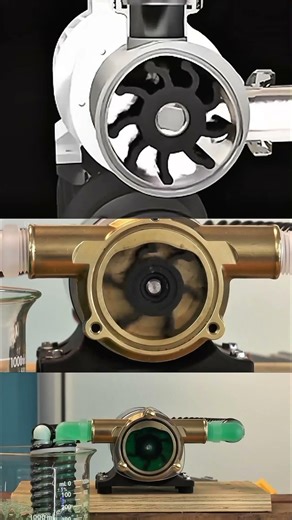 How an Impeller Pump Works || How Centrifugal Force Moves Liquid || How Pumps Increase Pressure