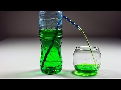 PLASTIC BOTTLE FOUNTAIN EXPERIMENT (Crafts Science For Kids Compilation)