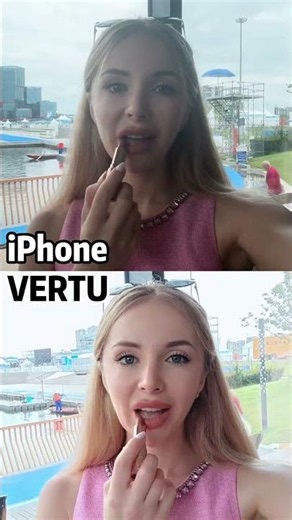 iPhone vs VERTU Front-facing Camera Test