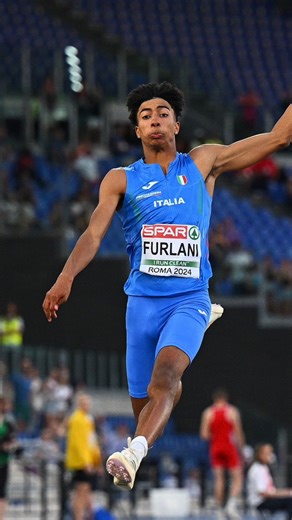 19K views · 491 reactions | WORLD U20 RECORD !!  Mattia Furlani  sets the World U20 Record in men's long jump final with a 8.38m jump on home soil!  It's the furthest silver medal jump in Euro Champs history too! 﫡 #Roma2024 #athletics | European Athletics | Facebook