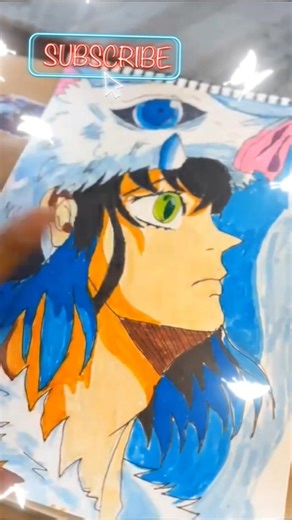 lnosuke Without Mask 🎨🔥 Birthday Special | Road to 200 Subs ❤️ #drawing #anime