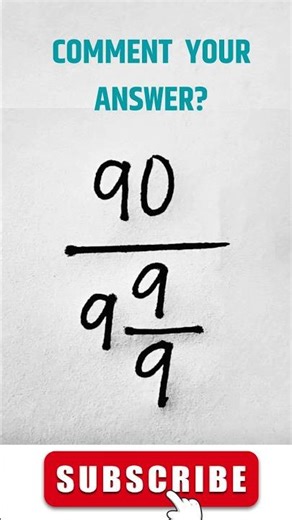 Solve This TRICKY Math Problem Challenge! #trendingshorts #viralshorts