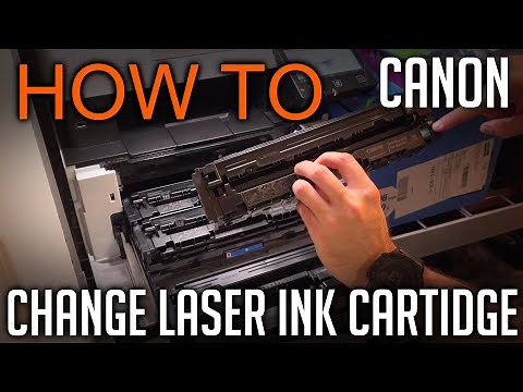 How to change toner cartridge in Canon Multifunction Laser Printer MF