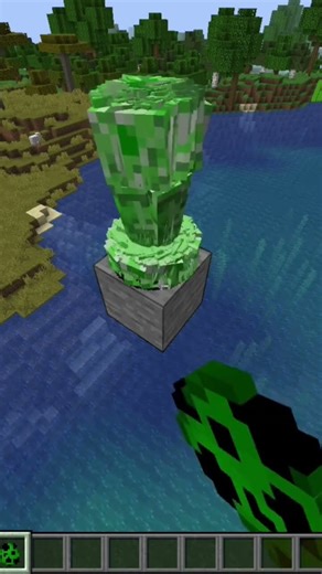 100 Creepers Vs 1 anvil 🥶 #minecraft #shorts #aestheic