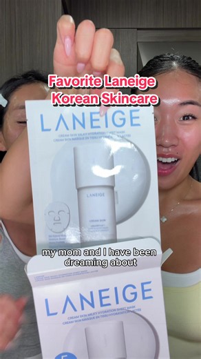 omg I’ve been for waiting for this day for years🤩 #laneige_partner @laneige_us finally brought their milky sheet masks to the US for all of us cream skin lovers 🩵 this is the ultimate Korean skincare lineup for healthy, hydrated, glass skin AD