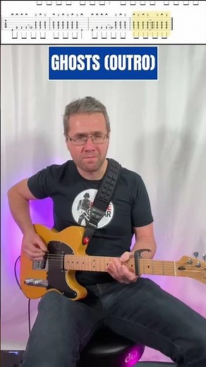 Ghosts outro riff! (Full lesson up on YouTube) #brucespringsteen #springsteen