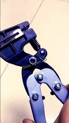 Hand Operated Hole Punch Tool #Metalwork #ToolReview #PortablePuncher #PrecisionTools #HighPerformnc
