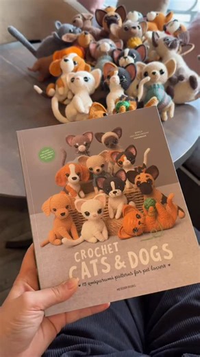 4.9K views · 119 reactions | Make the cutest crochet cats & dogs with the patterns from this book!  CROCHET CATS & DOGS by @yarnwave >>> link in bio to see the book & all designs included! >>> www.amigurumi.com/books/Crochet-Cats-Dogs/ Which design is your favourite? #crochet #amigurumi #crochetdog #crochetcat #catlover #doglover #amigurumicat #amigurumidog #haken #häkeln | Amigurumi.com | Facebook