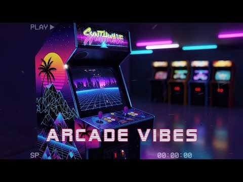 Retro Arcade Vibes 🕹️ Synthwave Music Radio - 80s Retrowave Beats 🌌 Neon Night Drive & Chill | 4K