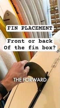 Fin Position: Forward or Back? #surftips #surfresort #learntosurf #howtosurf #surfcoaching