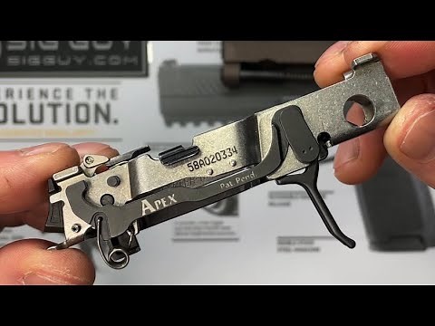 Installation video for the SIG Sauer P320 Apex trigger kit