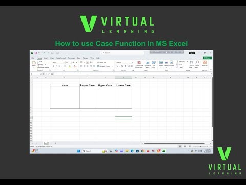 Case Function in Excel