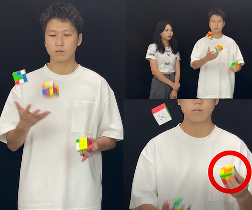 397K views · 10K reactions | Spectacular speedcubing from China's Li Zhihao who's just set a new record for juggling puzzling perfection | Guinness World Records | Facebook