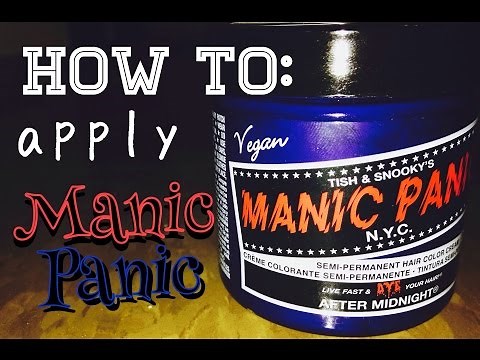 |How To| Re-Dying my Hair Manic Panic "Midnight Blue" (Faded Color)