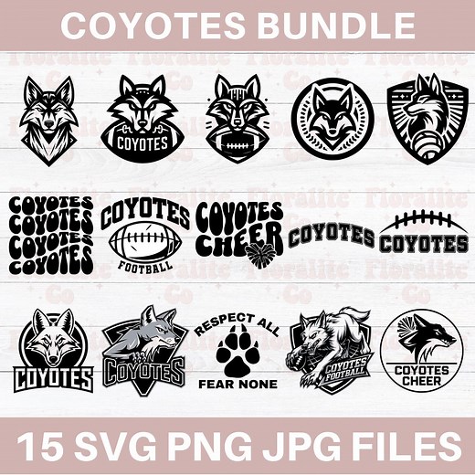 Coyotes Svg, Coyotes Mascot Svg, Coyotes Pride Football Mom, High School Coyotes Mascot Cut File for Cricut, Coyotes Cheer Mom Shirt Design - Etsy