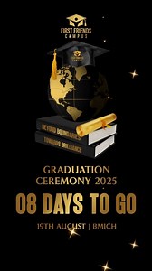 🎓Only 8 days left for the grand FFC Graduation Ceremony! Let’s count down to a day of pride, achievement, and celebration. 🥳 #FFCGraduation2025 #8DaysToGo | FIRST FRIENDS CAMPUS