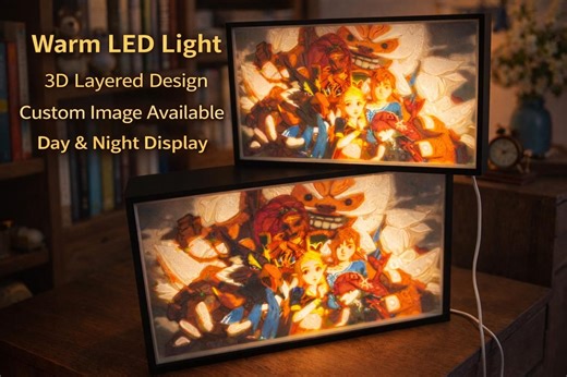 3D Printed Shadow Box Light | Personalized Night Light | Custom Photo Lightbox | Layered LED Art Lamp | Home Decor Gift - Etsy Canada