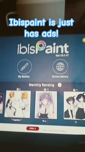 My drawing pad thing doesn't work w my tablet either soo #ibispaint #subscriptionssuck