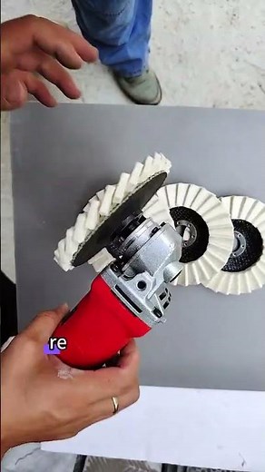 Polish like a pro with this wool sanding wheel