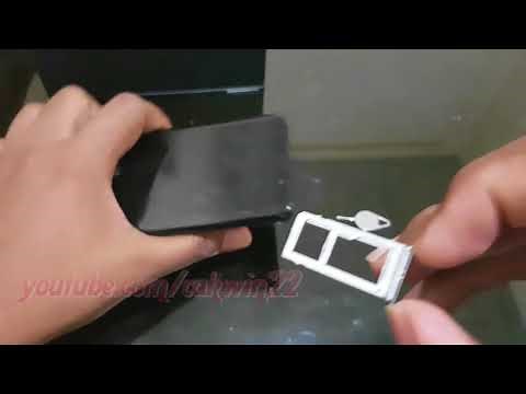 Android Oreo : How to insert Dual Sim Card or SD Card into Samsung Galaxy S9/S9+