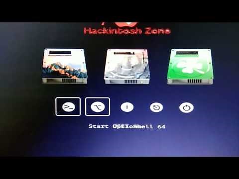 Mac OS X Hackintosh Sierra Zone on Asus H61M-K Dual core CPU