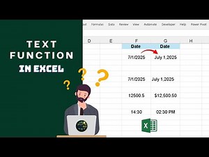Text Function in Excel | Format Dates & Numbers Like a Pro!