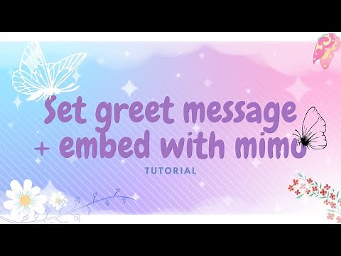 ✦ ₊˚⌇ Mimu greet message tutorial + server member count || Discord Tutorial ||