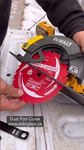 Dewalt circular saw - Flexvolt with dust port cover