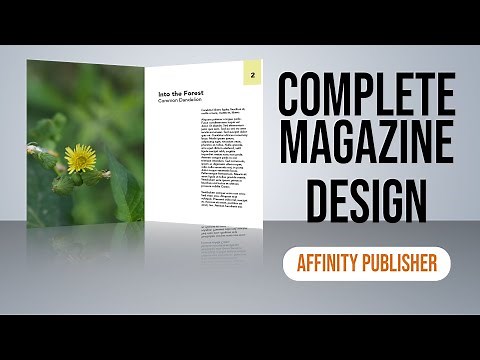 Affinity Publisher | Complete Magazine Design