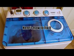 Kuppet Portable Washing Machine - Drain Noise Fix
