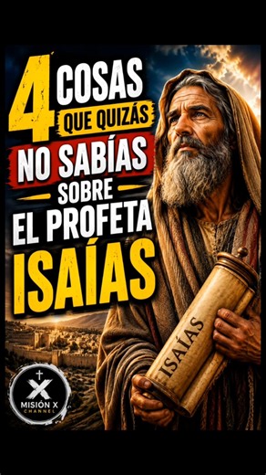4 cosas que quizás no sabías sobre el profeta Isaías | Te sorprenderán