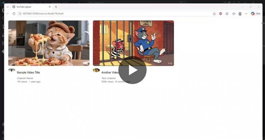 #html #css #responsivedesign #webdevelopment #frontend #learningjourney | Aravind Majjari