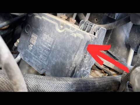 ABS Control Module Chevrolet Equinox 3.4L 2005-2009 Location and Replacement