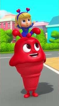 Rainbow Orphles Ice Cream Chase 🍦💨 #icecream #cartoon