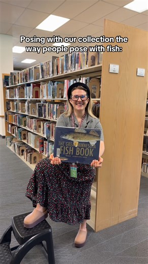 Our kind of trophy catch! Definitely not throwing these ones back. 🎣📘 #library #booklover #librarylover #publiclibrary #fishing #books #bookstagram #librariesofInstagram #WaukeshaPublicLibrary #waukesha #reels | Waukesha Public Library