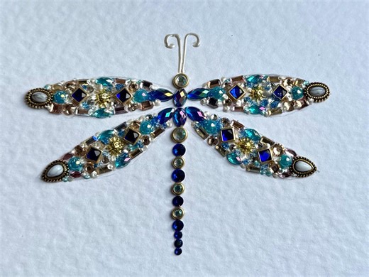 Handmade Card Dragonfly - Etsy