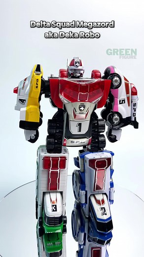 DX Deka Robo - Delta Squad Megazord Transformation | Tokusou Sentai Dekaranger vs Power Rangers S.P.D