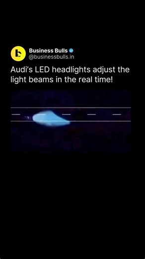 Business Bulls | AI on Instagram: "Audi’s Digital Matrix LED headlights are next-level. Each unit packs around 1.3 million tiny mirrors that move thousands of times per second, enabling the lights to actively cast precise visuals onto the road ahead. This effectively turns the headlight into a high-definition projector, unlocking features like intelligent high-beam control, animated light sequences, and even on-road guidance visuals in select models. It’s among the most sophisticated lighting te