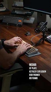 Neo65 + CF Plate + Keygeek Explosion #soundtest #keyboard #typingtest #asmr #keygeek #explosion #uni