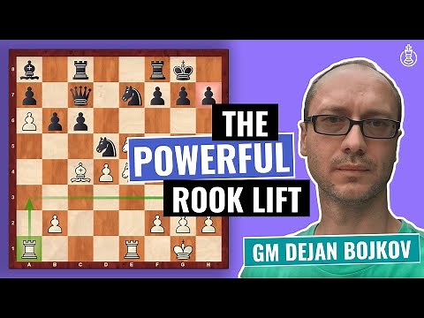 The powerful Rook Lift | Chess Attacking Strategy | GM Dejan Bojkov